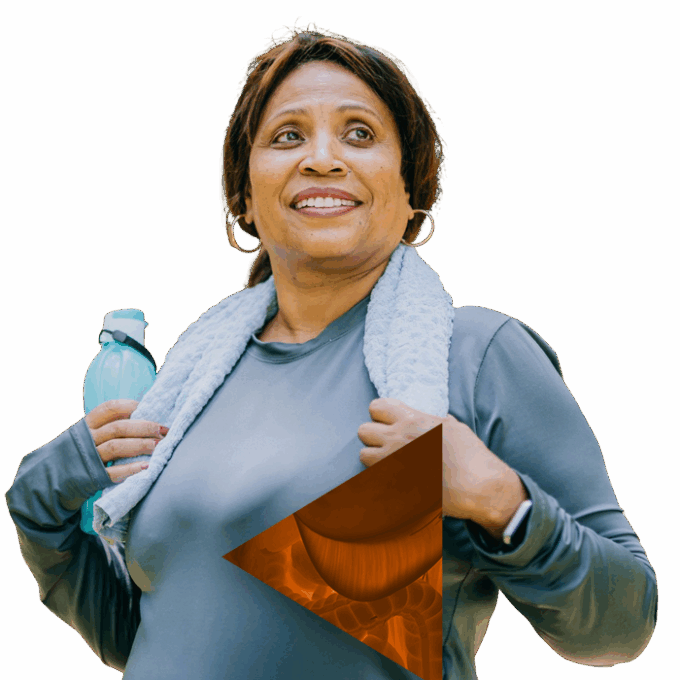 woman after working out