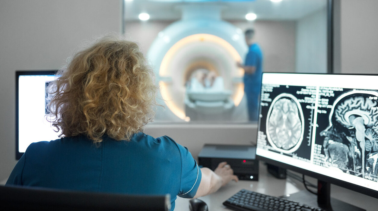 MRI scanning procedure control room