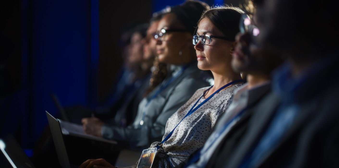 Young Psychologist Attending an International Cognitive Behavioral Therapy Seminar