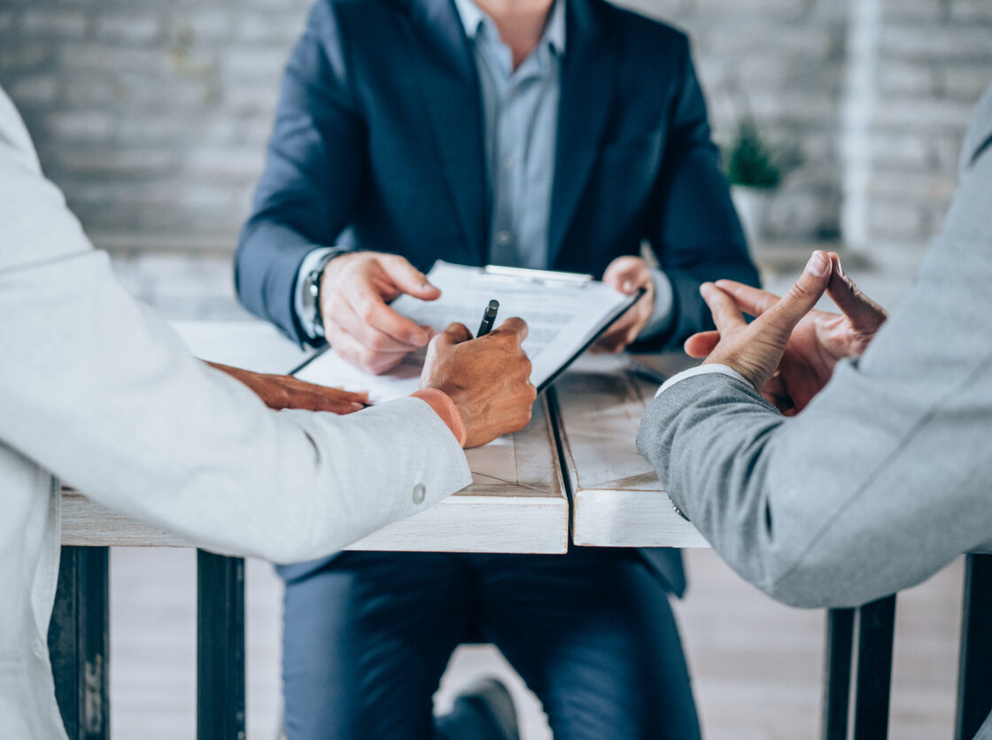 meeting with financial advisor