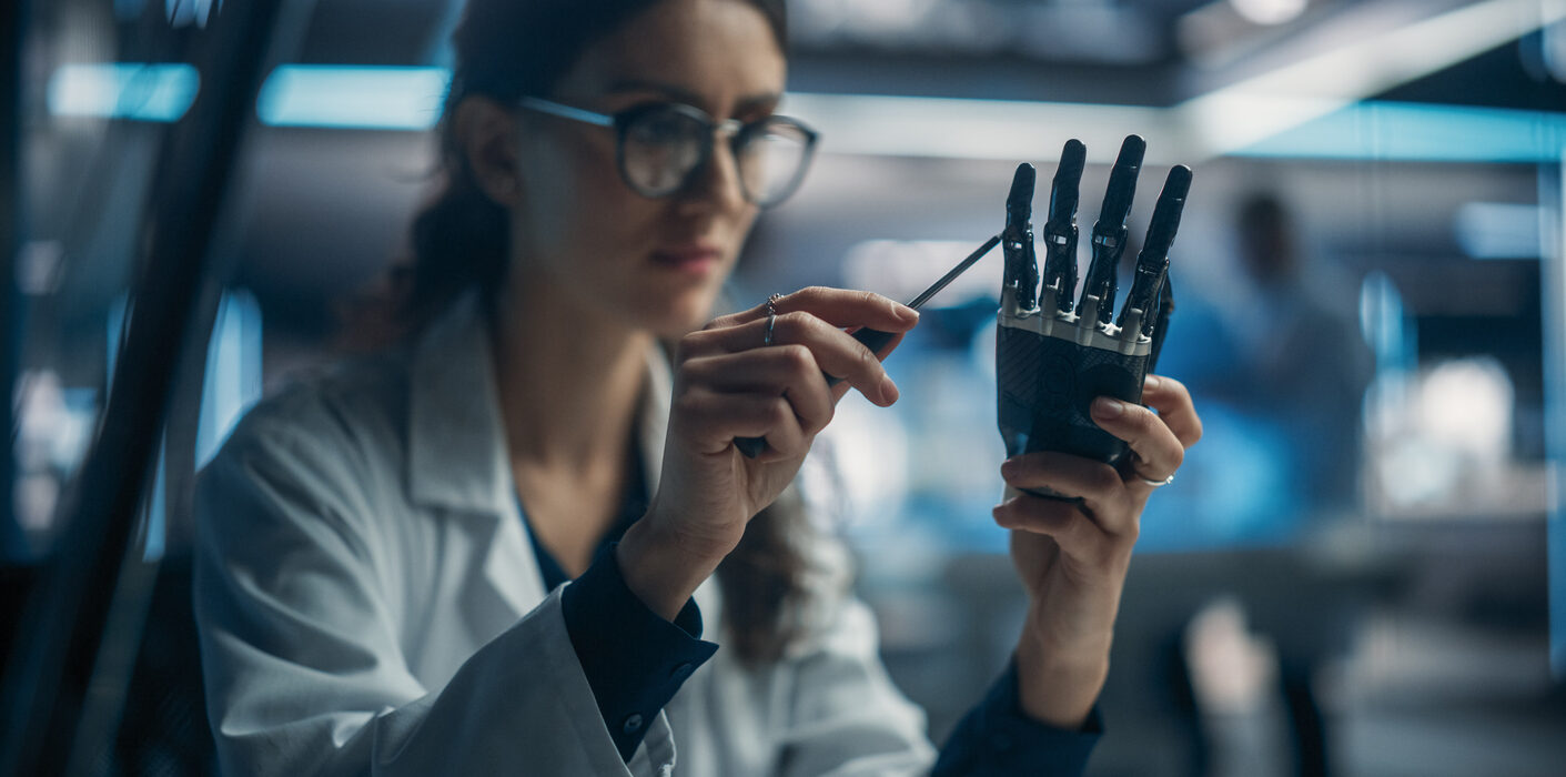 Scientist Working in Technological Research